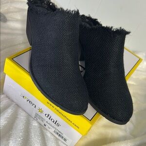 Seven Dials Women's Black‎ Slip-On Shoes size 7.5 new